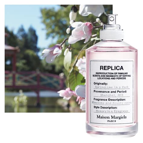 replica perfume spring|maison margiela spring time perfume.